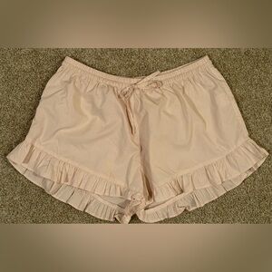 Piyama Nicolette Sleep Shorts - Cotton - Nude - Size Large